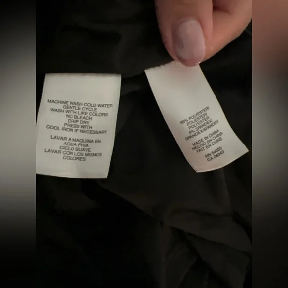 Nine & Co NWT Black Beaded Ruched Sheath Dress Size 12 Cap Sleeve - Picture 7 of 9